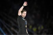 31 October 2015; New Zealand captain Richie McCaw after recieving his medal. 2015 Rugby World Cup Final, New Zealand v Australia. Twickenham Stadium, Twickenham, London, England. Picture credit: Stephen McCarthy / SPORTSFILE