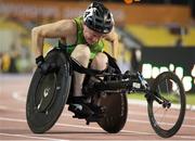 31 October 2015; Ireland's John McCarthy, from Dunmanway, Co. Cork, competes in the Men's 400m T51 final. IPC Athletics World Championships. Doha, Qatar. Picture credit: Marcus Hartmann / SPORTSFILE
