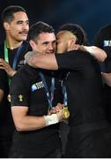 31 October 2015; Dan Carter and Ma’a Nonu, New Zealand, following their victory. 2015 Rugby World Cup Final, New Zealand v Australia. Twickenham Stadium, Twickenham, London, England. Picture credit: Stephen McCarthy / SPORTSFILE