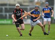 1 November 2015; Shane Hanlon, Clough Ballacolla, in action against Tommy Storey, Oulart the Ballagh. AIB Leinster GAA Hurling Senior Club Championship, Quarter-Final, Clough Ballacolla v Oulart the Ballagh. O'Moore Park, Portlaoise, Co. Laois. Picture credit: David Maher / SPORTSFILE