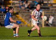 1 November 2015; Patsy Bradley, Slaughtneil, in action against James Turley, Scotstown. AIB Ulster GAA Senior Club Football Championship Quarter-Finals, Scotstown v Slaughtneil. St Tiernach's Park, Clones, Monaghan. Picture credit: Seb Daly / SPORTSFILE