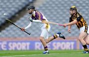 5 July 2009; Mark Fanning, Wexford, in action against Ger Aylward, Kilkenny. ESB Leinster Minor Hurling Championship Final, Kilkenny v Wexford, Croke Park, Dublin. Picture credit: Matt Browne / SPORTSFILE