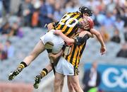 5 July 2009; Geoff Brennan, 20, Kilkenny, celebrates with team-mate Cillian Buckley after the game. ESB Leinster Minor Hurling Championship Final, Kilkenny v Wexford, Croke Park, Dublin. Picture credit: David Maher / SPORTSFILE