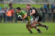 1 November 2015; Danny Madigan, Clonmel Commercials, in action against Stephen Kelly, Newcastlewest. AIB Munster GAA Senior Club Football Championship Quarter-Final, Clonmel Commercials v Newcastlewest. Clonmel Sportsfield, Clonmel, Co. Tipperary. Picture credit: Diarmuid Greene / SPORTSFILE