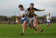 1 November 2015; Darren Casey, St Mary's, in action against Michael Ryan, Upperchurch Drombane. AIB Munster GAA Intermediate Club Football Championship Quarter-Final, Upperchurch Drombane, Tipperary, v St Mary's, Kerry. Leahy Park, Cashel, Co. Tipperary. Picture credit: Stephen McCarthy / SPORTSFILE