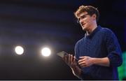 3 November 2015; Paddy Cosgrave on the Centre Stage during Day 1 of the 2015 Web Summit in the RDS, Dublin, Ireland. Picture credit: Stephen McCarthy / SPORTSFILE / Web Summit