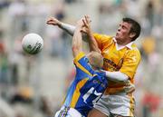 4 August 2007; James Loughrey, Antrim, in action against Tommy Gill, Wicklow. Tommy Murphy Cup Final, Wicklow v Antrim, Croke Park, Dublin. Picture credit; Oliver McVeigh / SPORTSFILE
