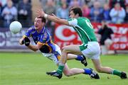 4 July 2009; Thomas Walsh, Wicklow, in action against Ryan McCluskey, Fermanagh. GAA Football All-Ireland Senior Championship Qualifier, Round 1, Wicklow v Fermanagh, County Grounds, Aughrim, Co. Wicklow. Picture credit: Matt Browne / SPORTSFILE