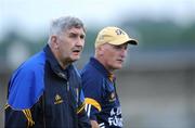 4 July 2009; Wicklow manager Mick O'Dwyer and assistant manager Arthur French during the game. GAA Football All-Ireland Senior Championship Qualifier, Round 1, Wicklow v Fermanagh, County Grounds, Aughrim, Co. Wicklow. Picture credit: Matt Browne / SPORTSFILE