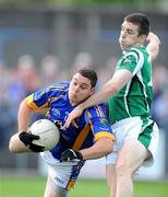 4 July 2009; Seanie Furlong, Wicklow, in action against Barry Owens, Fermanagh. GAA Football All-Ireland Senior Championship Qualifier, Round 1, Wicklow v Fermanagh, County Grounds, Aughrim, Co. Wicklow. Picture credit: Matt Browne / SPORTSFILE