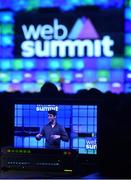 3 November 2015; Riley Ennis, Co-founder and CEO of Immudicon, at Schools Summit during Day 1 of the 2015 Web Summit in the RDS, Dublin, Ireland. Picture credit: Stephen McCarthy / SPORTSFILE / Web Summit