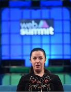 3 November 2015; Sara Jo Chipps, CEO of JewelBots, at Schools Summit during Day 1 of the 2015 Web Summit in the RDS, Dublin, Ireland. Picture credit: Stephen McCarthy / SPORTSFILE / Web Summit