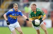 5 July 2009; Danny Wren, Kerry, in action against Johnny McMahon, Tipperary. ESB Munster Minor Football Championship Final, Kerry v Tipperary, Pairc Ui Chaoimh, Cork. Picture credit: Brendan Moran / SPORTSFILE