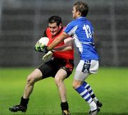 11 July 2009; Kevin McKernan, Down, in action against Michael John Tierney, Laois. GAA Football All-Ireland Senior Championship Qualifier, Round 2, Down v Laois, Pairc Esler, Newry, Co. Down. Picture credit: Oliver McVeigh / SPORTSFILE