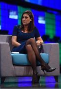 3 November 2015; Laurie Segall, Technology Correspondent, CNN Money, on the Centre Stage during Day 1 of the 2015 Web Summit in the RDS, Dublin, Ireland. Picture credit: Stephen McCarthy / SPORTSFILE / Web Summit