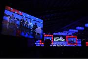 4 November 2015; A view of the Centre Stage during Day 2 of the 2015 Web Summit in the RDS, Dublin, Ireland. Picture credit: Brendan Moran / SPORTSFILE / Web Summit