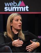 4 November 2015; Marie Crowe, UTV Ireland / Sunday Independent, on the Sport Stage during Day 2 of the 2015 Web Summit in the RDS, Dublin, Ireland. Picture credit: Ray McManus / SPORTSFILE / Web Summit