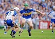 12 July 2009; Noel McGrath, Tipperary, in action against Stephen Molumphy, Waterford. GAA Hurling Munster Senior Championship Final, Tipperary v Waterford, Semple Stadium, Thurles, Co. Tipperary. Picture credit: Brendan Moran / SPORTSFILE