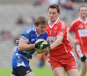 11 July 2009; Dessie Mone, Monaghan, in action against James Kielt, Derry. GAA Football All-Ireland Senior Championship Qualifier, Round 2, Monaghan v Derry, St Tighearnach's Park, Clones, Co. Monaghan. Picture credit: Oliver McVeigh / SPORTSFILE