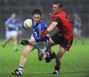 11 July 2009; Peter McNulty, Laois, in action against Stephen Kearney, Down. GAA Football All-Ireland Senior Championship Qualifier, Round 2, Down v Laois, Pairc Esler, Newry, Co. Down. Picture credit: Oliver McVeigh / SPORTSFILE