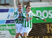 17 July 2009; Bray Wanderers' Gary McCabe, right, celebrates with team-mate Shane O'Neill after scoring his side's second goal. League of Ireland Premier Division, Drogheda United v Bray Wanderers, United Park, Drogheda, Co. Louth. Photo by Sportsfile