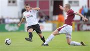 17 July 2009; Mark O'Toole, Galway United, in action against Shaun Kelly, Dundalk. League of Ireland Premier Division, Galway United v Dundalk, Terryland Park, Galway. Picture credit: Ray Ryan / SPORTSFILE