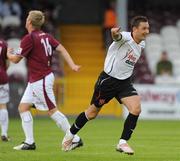 17 July 2009; Dundalk's Alex Williams celebrates after scoring his side's second goal. League of Ireland Premier Division, Galway United v Dundalk, Terryland Park, Galway. Picture credit: Ray Ryan / SPORTSFILE