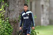 18 July 2009; Real Madrid's Cristiano Ronaldo arriving for squad training. Real Madrid pre-season squad training, Carton House, Maynooth, Co. Kildare. Picture credit: David Maher / SPORTSFIL