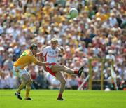 19 July 2009; Owen Mulligan, Tyrone, in action against James Loughrey, Antrim. GAA Football Ulster Senior Championship Final, Tyrone v Antrim, St Tighearnach's Park, Clones, Co. Monaghan. Picture credit: Brian Lawless / SPORTSFILE