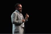 5 November 2015; William Evans, CMO IBM Watson Health, IBM, on the Healthtech Stage during Day 3 of the 2015 Web Summit in the RDS, Dublin, Ireland. Picture credit: Brendan Moran / SPORTSFILE / Web Summit