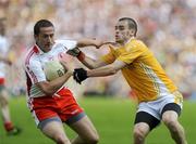19 July 2009; Stephen O'Neill, Tyrone, in action against Colin Brady, Antrim. GAA Football Ulster Senior Championship Final, Tyrone v Antrim, St Tighearnach's Park, Clones, Co. Monaghan. Picture credit: Oliver McVeigh / SPORTSFILE