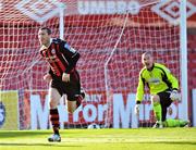 19 July 2009; Bohemians' Jason Byrne celebrates after scoring his side's first goal. League of Ireland Premier Division, Bohemians v Derry City, Dalymount Park, Dublin. Picture credit: David Maher / SPORTSFILE