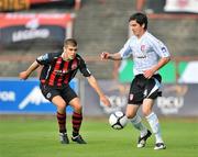 19 July 2009; Gareth McGlynn, Derry City, in action against Conor Powell, Bohemians. League of Ireland Premier Division, Bohemians v Derry City, Dalymount Park, Dublin. Picture credit: David Maher / SPORTSFILE