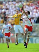 19 July 2009; Terry O'Neill, Antrim, in action against Joe McMahon, Tyrone. GAA Football Ulster Senior Championship Final, Tyrone v Antrim, St Tighearnach's Park, Clones, Co. Monaghan. Picture credit: Brian Lawless / SPORTSFILE