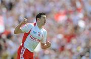 19 July 2009; Sean Cavanagh, Tyrone, celebrates scoring his side's first goal. GAA Football Ulster Senior Championship Final, Tyrone v Antrim, St Tighearnach's Park, Clones, Co. Monaghan. Picture credit: Brian Lawless / SPORTSFILE