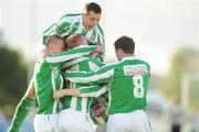 24 July 2009; Bray Wanderers players celebrate Shane O'Neill goal against Galway United. League of Ireland Premier Division, Bray Wanderers v Galway United, Carlisle Grounds, Bray, Co. Wicklow. Picture credit: Matt Browne / SPORTSFILE