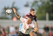 24 July 2009; Alan McNally, Drogheda United, in action against Alex Williams, Dundalk. League of Ireland Premier Division, Dundalk v Drogheda United, Oriel Park, Dundalk, Co. Louth. Picture credit: David Maher / SPORTSFILE
