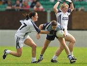 19 July 2009; Sinead Ahern, Dublin, in action against Julie Cunningham, left, and Marie Moolick, Kildare. TG4 Ladies Football Leinster Senior Championship Final, Dublin v Kildare, Dr. Cullen Park, Carlow. Picture credit: Pat Murphy / SPORTSFILE