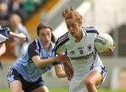 19 July 2009; Aisling Holton, Kildare, in action against Sinmead Ahern, Dublin. TG4 Ladies Football Leinster Senior Championship Final, Dublin v Kildare, Dr. Cullen Park, Carlow. Picture credit: Pat Murphy / SPORTSFILE