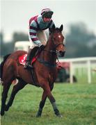 18 November 2000; Hat Or Halo, with Paul Moloney up, going to post ahead of the Craddockstown Novice Chase at Punchestown racecourse in Kildare. Photo by Ray McManus/Sportsfile