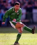 27 March 1996; Paul McGrath of Republic of Ireland during the International Friendly match between Republic of Ireland and Russia at Lansdowne Road in Dublin. Photo by Ray McManus/Sportsfile