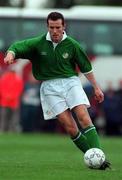 25 April 2000; Peter Murphy of Republic of Ireland during the U21 International Soccer Friendly match between Republic of Ireland and Greece at Newbridge Town FC in Newbridge, Kildare. Photo by Matt Browne/Sportsfile