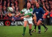 19 November 2000; Peter Stringer of Ireland during the International rugby friendly match between Ireland and South Africa at Lansdowne Road in Dublin. Photo by Ray Lohan/Sportsfile