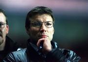 5 December 2000; Rob Andrew, Newcastle Falcons Director of Rugby, in attendance during the Zurich Premiership match between London Irish and Newcastle Falcons at the Madejski Stadium in Reading, England. Photo By Brendan Moran/Sportsfile