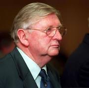 22 November 2000; Journalist Sean Diffley at the launch of the Greatest Sporting Memories at the AIB Bankcentre in Ballsbridge, Dublin. Photo by Ray McManus/Sportsfile