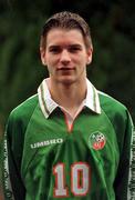 7 May 1998; Shaun Byrne during a Republic of Ireland Under 16 Squad Portrait session. Photo by David Maher/Sportsfile