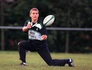 4 December 2000; Shaun Payne during Ireland Rugby Squad Training at ALLSA Sportsgrounds in Dublin. Photo By Brendan Moran/Sportsfile