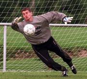 26 August 1996; Shay Given during a Republic of Ireland training session at AUL Complex in Clonshaugh, Dublin. Photo by David Maher/Sportsfile