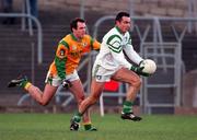 26 November 2000; Stephen Maguire of Fermanagh in action against Hank Traynor of Meath during the Allianz National Football League Division 1B match between Meath and Fermanagh at Pairc Tailteann in Navan. Photo by Aoife Rice/Sportsfile