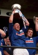 20 May 2000; Trevor Brennan of St Mary's lifts the cup following the AIB All-Ireland League Final match between Lansdowne and St Mary's at Lansdowne Road in Dublin. Photo by Matt Browne/Sportsfile